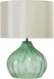 KEILA - Tafellamp - Groen - Glas