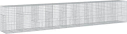 vidaXL - Schanskorf - 900x100x150 - cm - gegalvaniseerd - ijzer - zilverkleurig