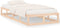 vidaXL - Bedframe - massief - hout - 90x190 - cm