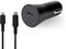 Nedis CCPDL20W111BK - Auto-oplader - 20W USB-C snelle oplader met Lightning-kabel - Zwart