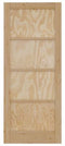 vidaXL - Interne - Deur - 'ORKDAL'83x202x4 - cm - Massief - Hout - Vuren