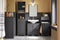 SoBuy BZR18-II-DG - Wastafelonderkast - 2 Deuren - Grijs Houtcomposiet