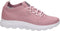 Geox D Spherica - Dames sneaker - Ademend textiel en leer - Roze