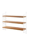 String - Pocket - eiken/wit - 60x50x15 cm