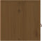 vidaXL - Wandkasten - massief grenenhout - honingbruin - 80x30x30 cm (2 stuks)