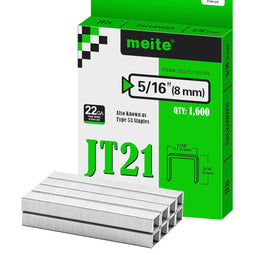 Tackernietjes Type 53, 8 mm verzinkte Nietjes Type 53 JT21 voor handtacker & elektrische tacker, 1.6