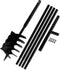 vidaXL - Grondboor - met - handvat - 120 - mm - en - verlengstukken - 9 - m