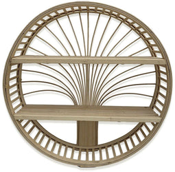 Planken Versa Bamboe 13 x 50 x 50 cm Cirkelvormig