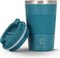 Castagnola Thermosbeker - Koffiebeker To Go - Dubbelwandig Isolerend - Blauw - 380 ML
