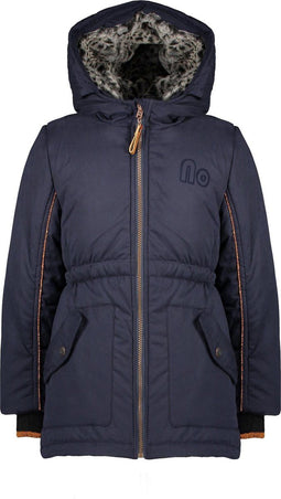 NONO Biyou - Meisjes Jas - Lange parka met gevoerde capuchon - Maat 134/140