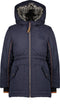 NONO Biyou - Meisjes Jas - Lange parka met gevoerde capuchon - Maat 134/140