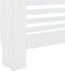 vidaXL Radiatorombouwen 2 st 112x19x81.5 cm MDF wit