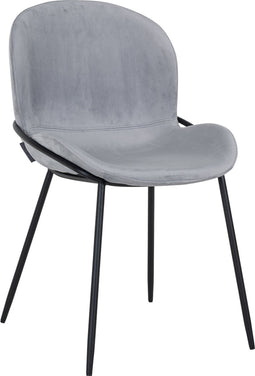 Richmond Stoel Ella Steel velvet (Quartz Steel 806)