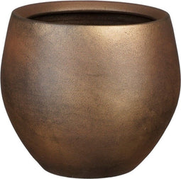 Mica Decorations Esta Bloempot - 20x20x18 cm - Terracotta - Koper