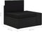 vidaXL - Driezitsbank - sectioneel - poly - rattan - zwart