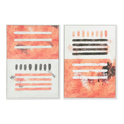 Schilderij DKD Home Decor Koloniaal (2 Stuks) (50 x 3 x 70 cm)