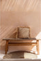 De Raffia Kussenhoes Vierkant - Naturel - 60x60