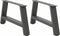 vidaXL - Salontafelpoten - 2 - st - A-vormig - 70x(30-31) - cm - staal - antraciet