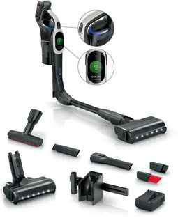 Bosch Unlimited 10 BBS1041GQC - Draadloze steelstofzuiger - MicroClean technologie - Grijs