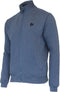 Donnay vest zonder capuchon - Sporttrui - Opstaande kraag - Donkerblauw gemeleerd - Maat S