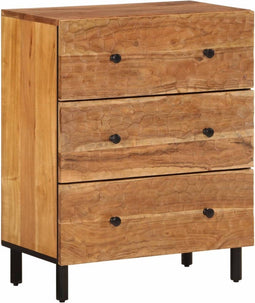 vidaXL - Bijzetkast - 60x33x75 - cm - massief - acaciahout