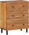 vidaXL - Bijzetkast - 60x33x75 - cm - massief - acaciahout