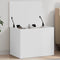 vidaXL - Opbergbox - 60x42x46 - cm - bewerkt - hout - wit