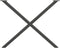 vidaXL - Eettafelpoten - 2 - st - X-vormig - 90x(72-73) - cm - staal - antraciet