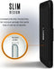 UAG Metropolis - Hoesje iPhone XS Max - 360 graden bescherming - Zwart