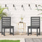 vidaXL - Tuinstoelen - 2 - st - 50x48x91,5 - cm - massief - grenenhout - grijs