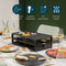Princess Gourmetstel 162655 - Raclette & Grill - 8 personen - 1300W - Zwart met bamboe