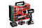 BS 18 L accuschroevendraaierset, 18V 2 x 2Ah Li-power, acculader SC 30, kunststof koffer, mobiele werkplaats