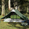 vidaXL - Tent - 2-persoons - waterdicht - groen