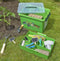 Sunware Q-line TuinBox 22L - met inzet met vakverdeling - groen/transparant