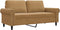 vidaXL - Tweezitsbank - 140 - cm - stof - bruin
