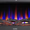 tectake® Luciano - Elektrische Wandhaard - 900W & 1800W - Afstandsbediening & App - 3D Vlammen - Zwart