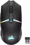 Corsair Nightsabre - Gamingmuis - Draadloos 26K dpi RGB - Zwart