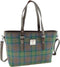 Schoudertas Spey Tote bag Tartan Skye - Groot - Ritssluiting - Harris Tweed - Glen Appin of Scotland