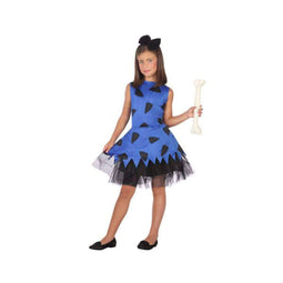 Kostuums voor Kinderen Grotbewoner Blauw (2 pcs) Maat 5-6 Jaar