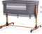 Chipolino Mommy 'n Me Co-sleeper & Box Graphite Wood