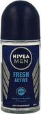 Nivea Men - Fresh Active - Deodorant Roller - 72u zweet- en geurbescherming - 50ml