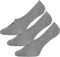 Puma 3 paar footies sokken - Invisible - Lage katoenen Sneaker sokken - Invisible - 38 - Grijs