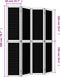 vidaXL - Kamerscherm - met - 4 - panelen - massief - paulowniahout - bruin