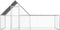 vidaXL - Kippenren - 4x2x2 - m - gegalvaniseerd - staal