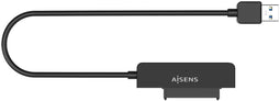 Aisens ASE-25A03B - Externe behuizing - 2.5" SATA-600 - USB 3.2 (Gen1, 5Gb/s) - Zwart
