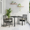 vidaXL - Zetels - voor - buiten - 2 - stuks - met - kussens - zwart - poly - rattan
