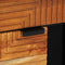 vidaXL - Dressoir - 80x33x75 - cm - Massief - Acaciahout
