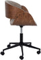 Bureaustoel Bruin Zwart Beige 59 x 64 x 88 cm design