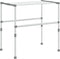 vidaXL - Droogrek - 83x(50-55)x(40-85) - cm - aluminium