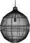 WOOOD Exclusive Enes Hanglamp - Metaal - Zwart - 33x14x14